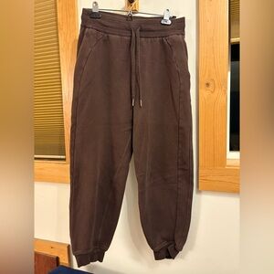 lululemon Scuba Dark Brown Sweatpants